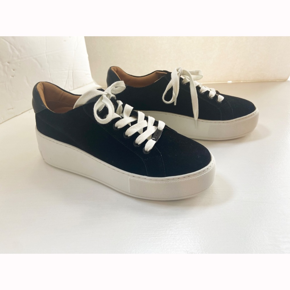 NWOT J Slides MAYA Women's Leather and Suede Platform Sneaker - Picture 6 of 9